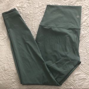 Turquoise Lululemon leggings